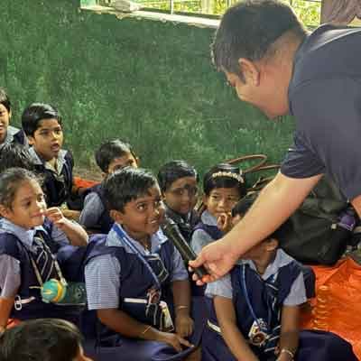 Students in a classroom